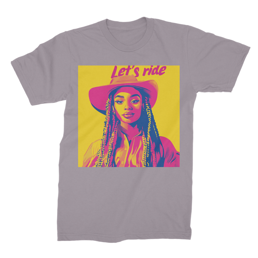 Bey Collection| Winnie Orange : Let's Ride Premium Jersey Adult T-Shirt