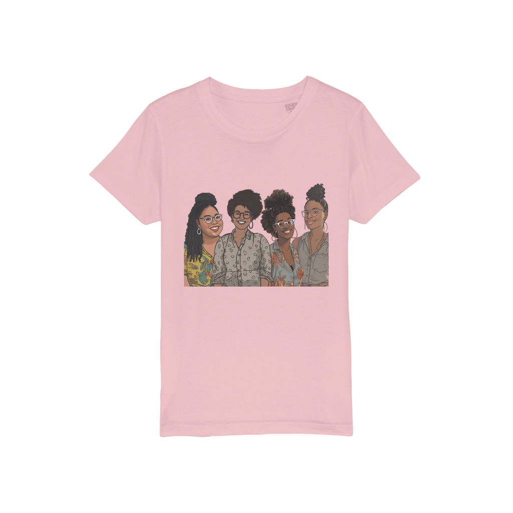 | Women's Collective | Quad Sis| Melanin Magic | Organic Jersey Kids T-Shirt
