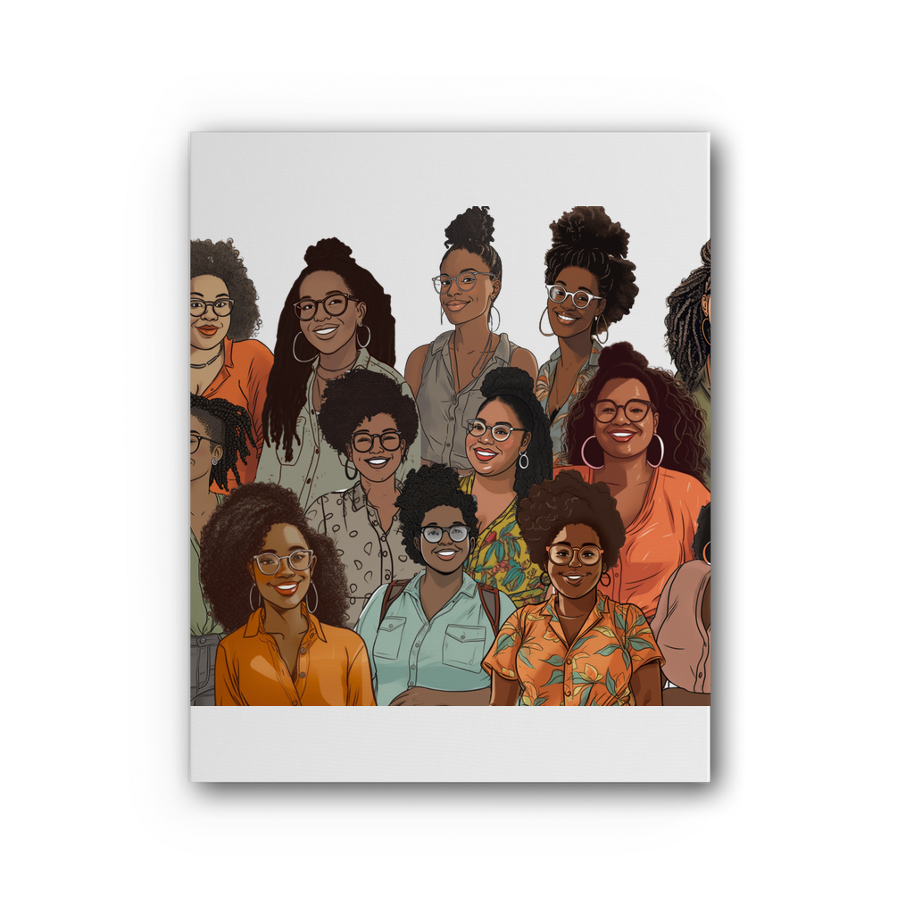 Womens Collective| Everyday magic | Melanin Magic Premium Stretched Canvas