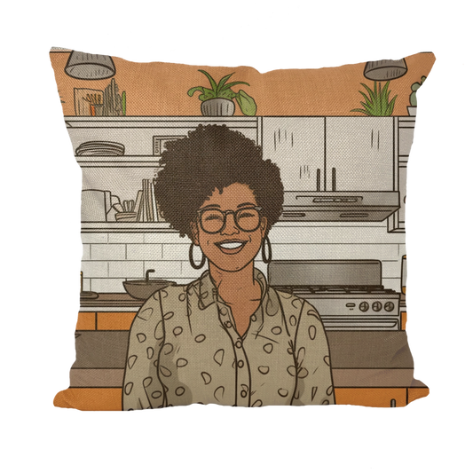 | Everyday Black Girl Magic Collection | Stella Melanin Magic| Throw Pillow with Insert