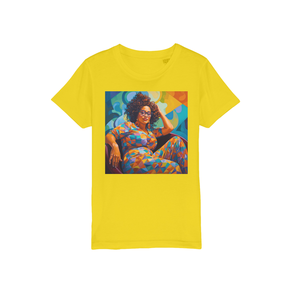Black In Tech Collection | Maiya | Organic Jersey Kids T-Shirt