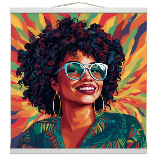 Black in Tech Collection | Ayanna |  Hanging  Canvas Prints |