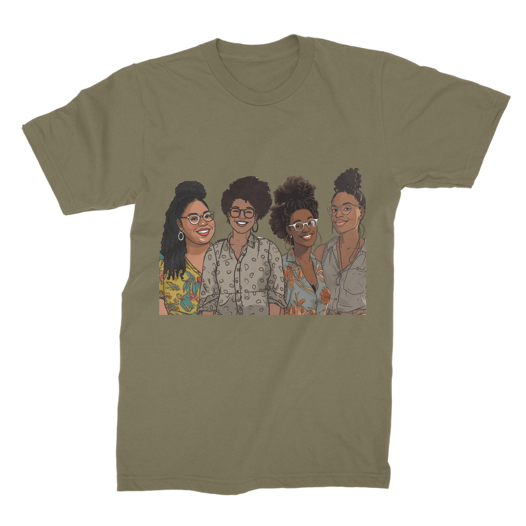 | Women's Collective | Quad Sis| Melanin Magic | Premium Jersey Adult T-Shirt