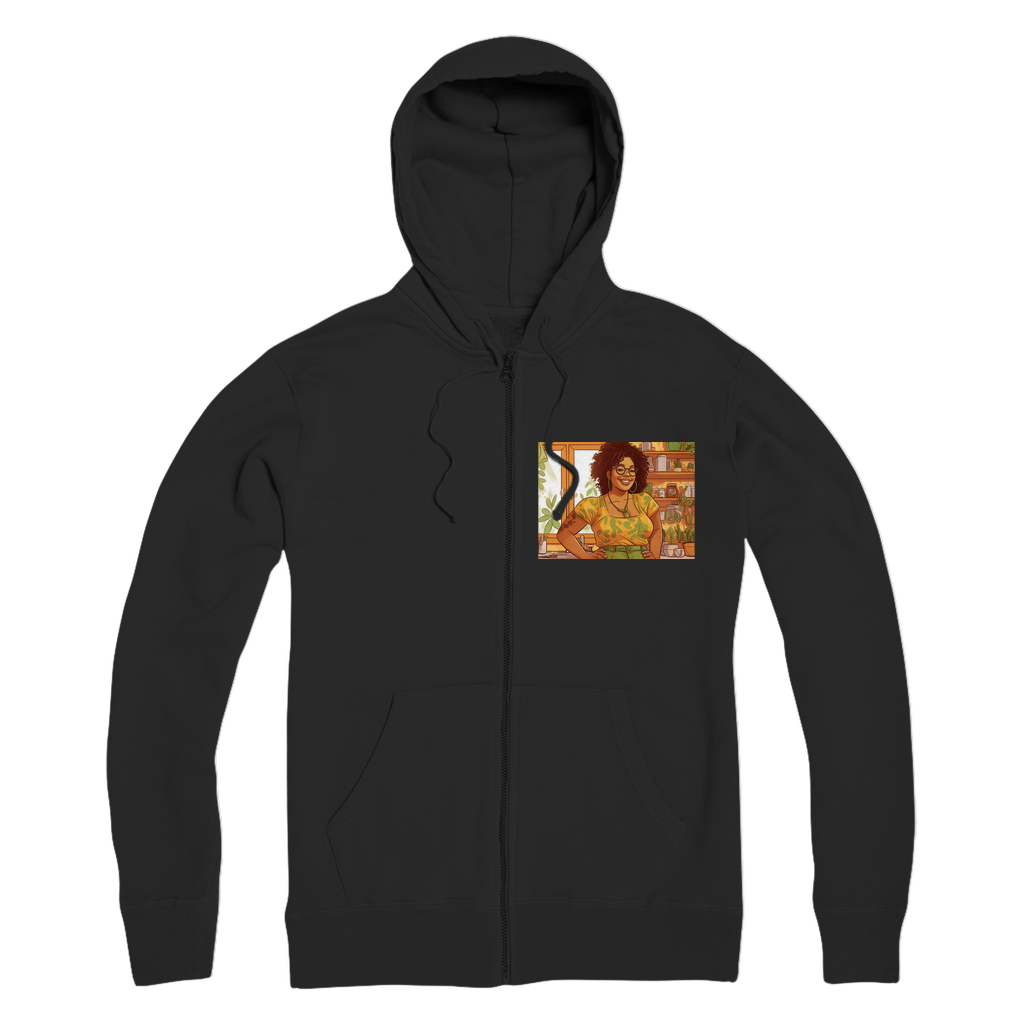 | Lexie Melanin Magic Premium Adult Zip Hoodie