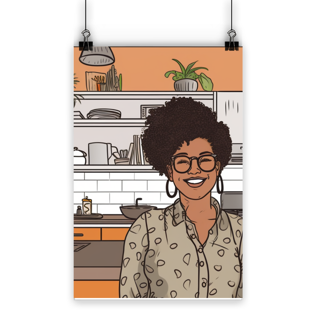 | Everyday Black Girl Magic Collection | Stella Melanin Magic| Classic Poster