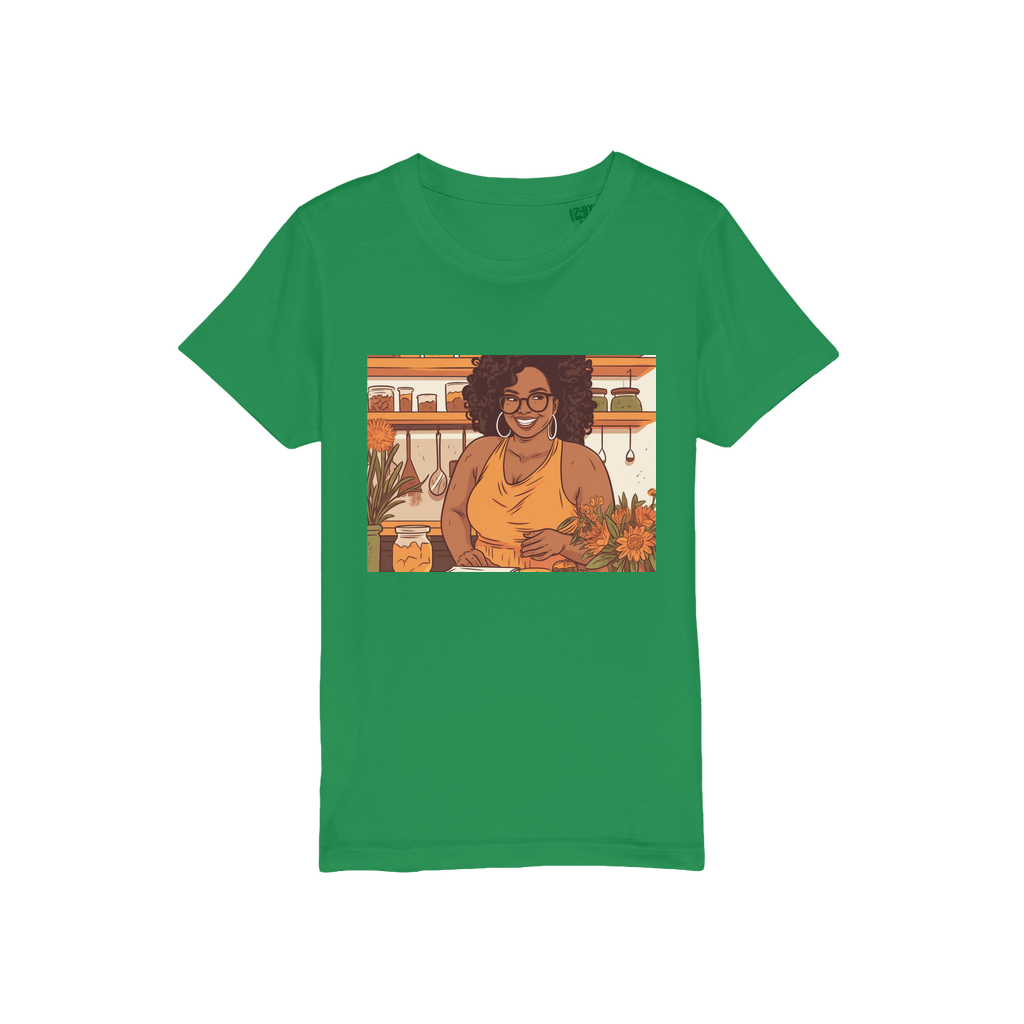 |Sunny Melanin Magic | Organic Jersey Kids T-Shirt