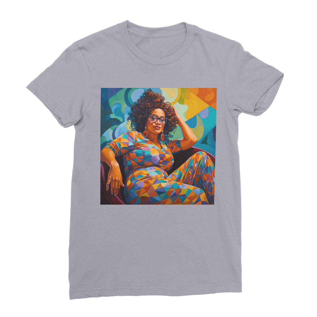 Black In Tech Collection | Maiya | Premium Jersey Women's T-Shirt