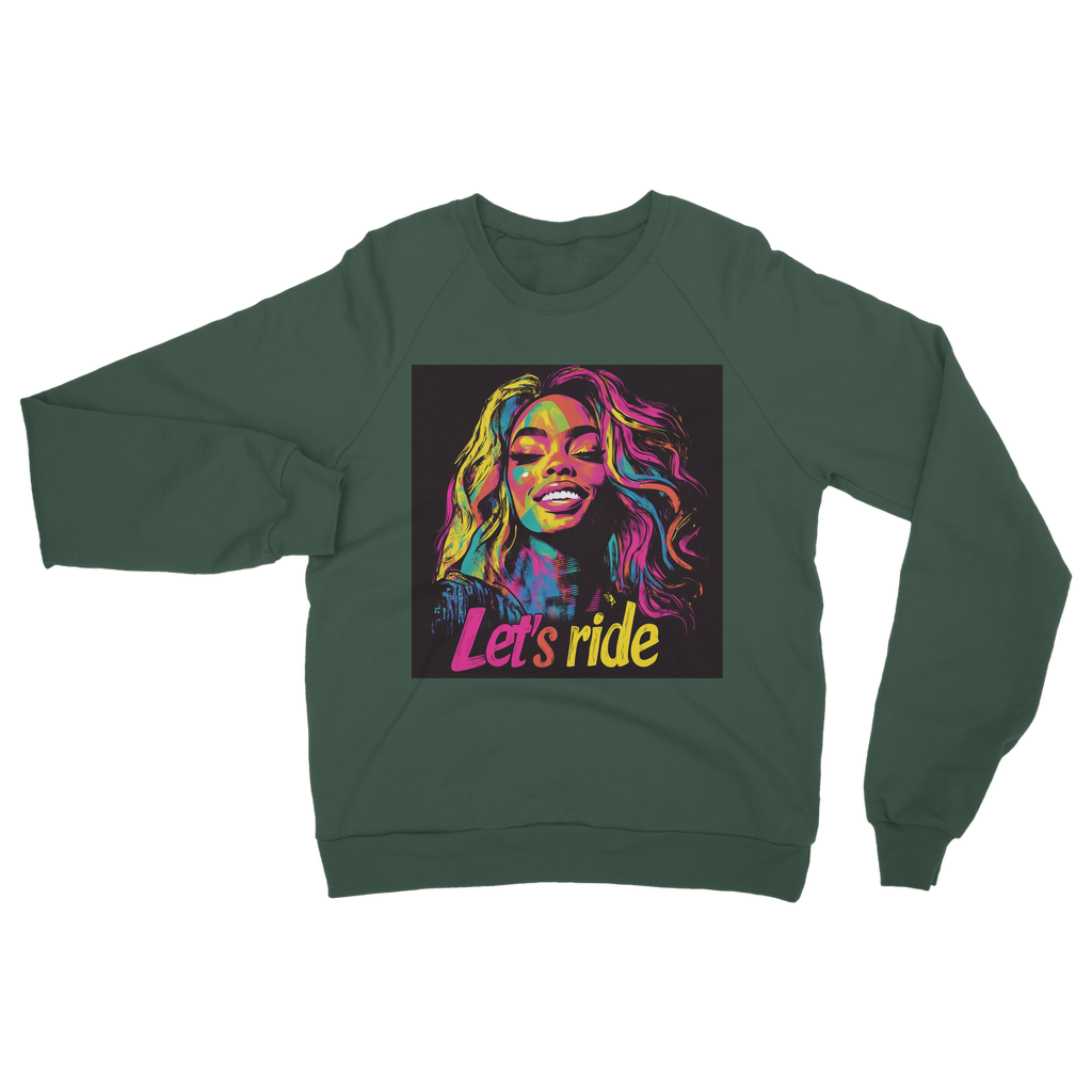 Bey Collection | Neon Bey - Lets Ride Classic Adult Sweatshirt
