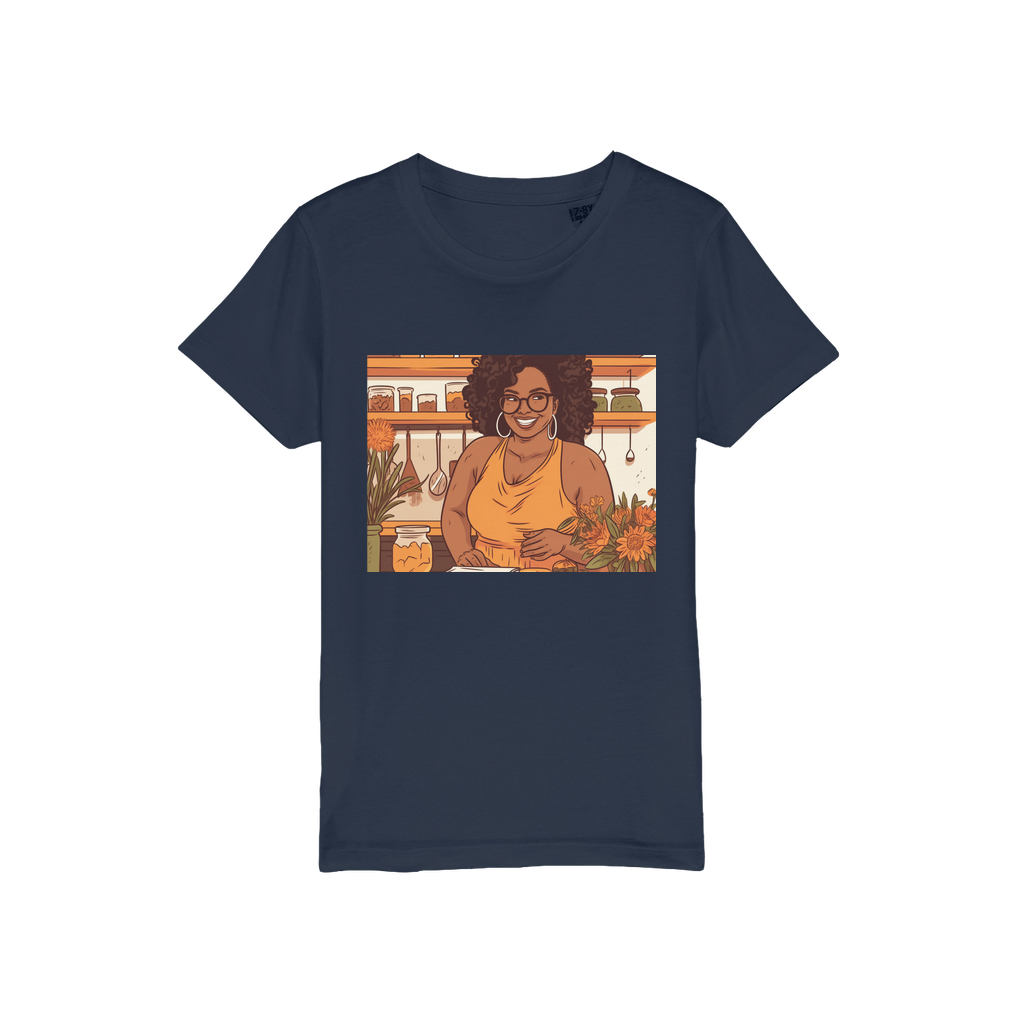 |Sunny Melanin Magic | Organic Jersey Kids T-Shirt