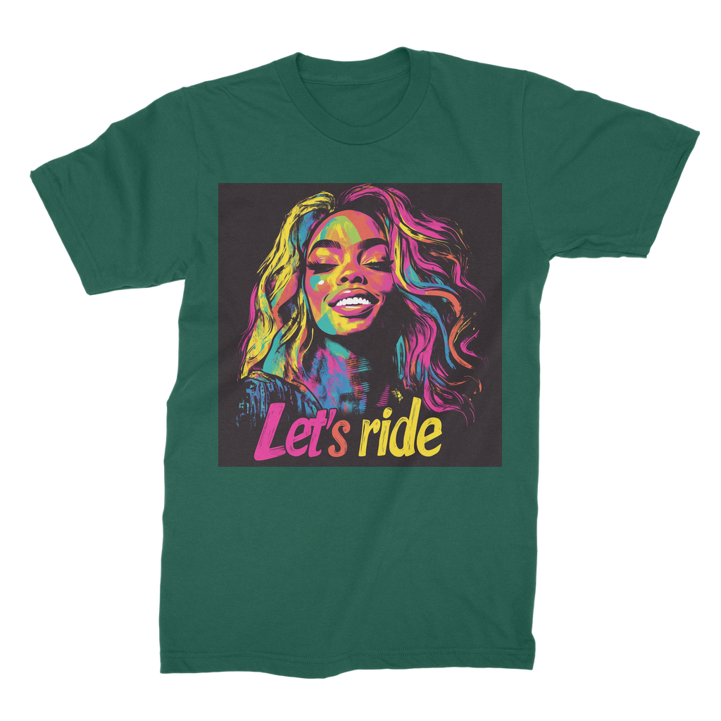 Bey Collection | Neon Bey - Lets Ride Premium Jersey Adult T-Shirt