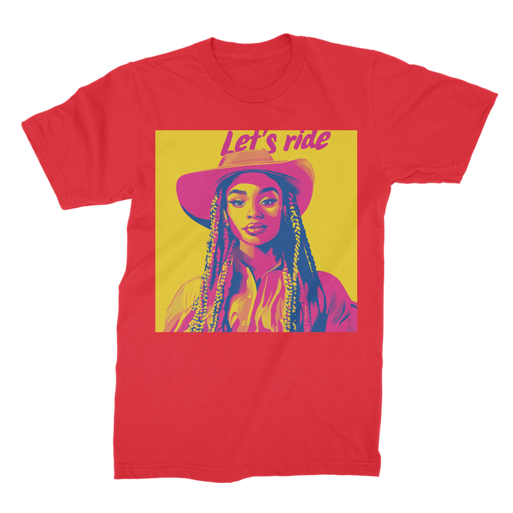 Bey Collection| Winnie Orange : Let's Ride Premium Jersey Adult T-Shirt