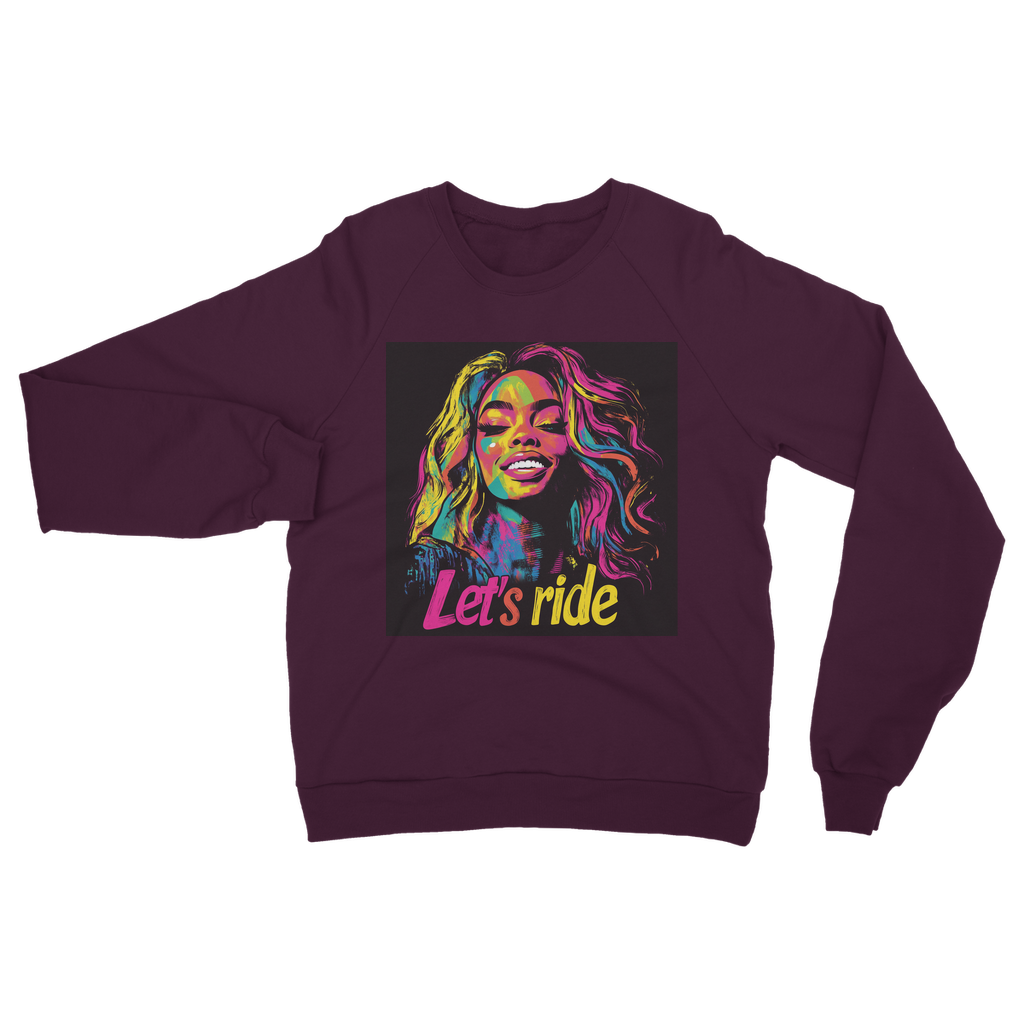 Bey Collection | Neon Bey - Lets Ride Classic Adult Sweatshirt