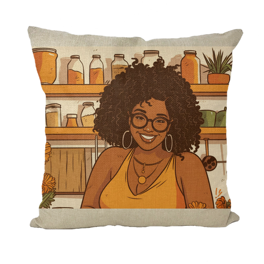 | Mimi Melanin Magic| Throw Pillows