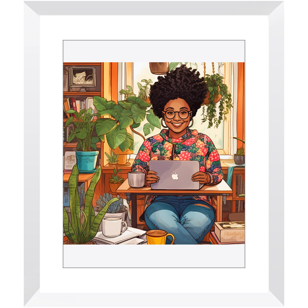 Black In Tech | Asha | Framed Prints