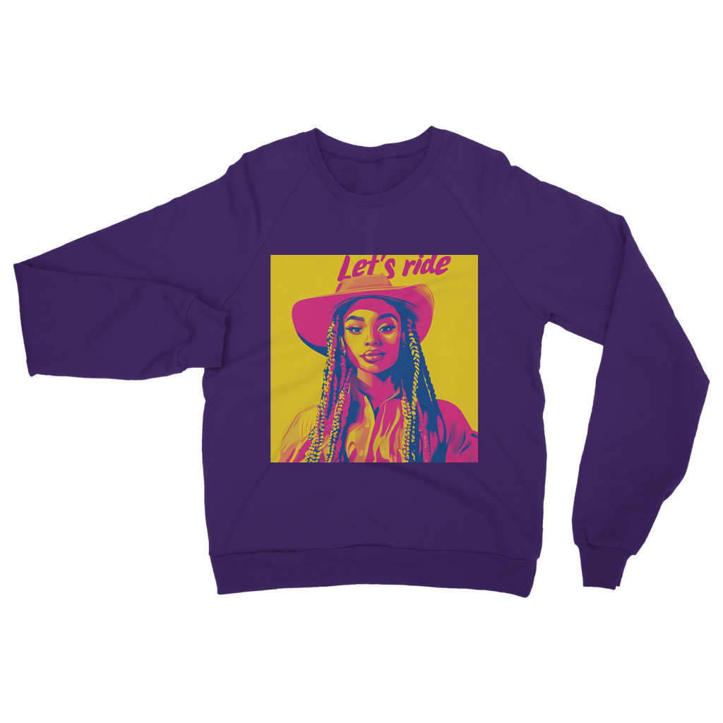 Bey Collection| Winnie Orange : Let's Ride Classic Adult Sweatshirt