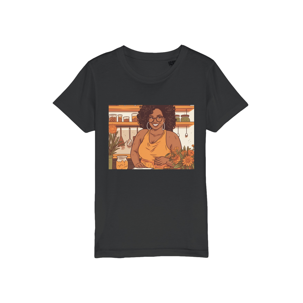 |Sunny Melanin Magic | Organic Jersey Kids T-Shirt