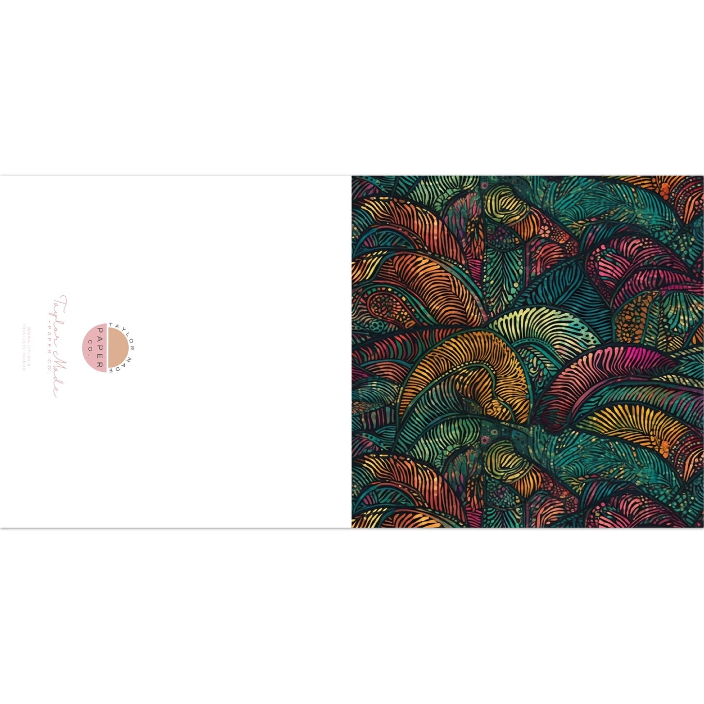 Enchanting African Print Ankara Greeting Cards with Colorful Wavy Patterns/ Blank Greeting Cards/ Vibrant/ Hand-Drawn Patterns/  10 pack Blank Greeting Cards