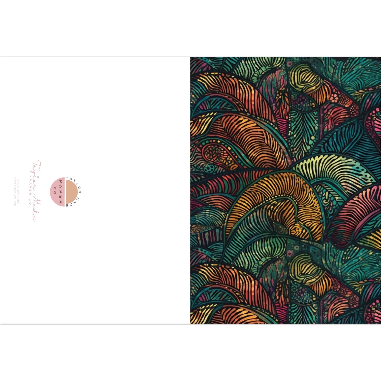 Enchanting African Print Ankara Greeting Cards with Colorful Wavy Patterns/ Blank Greeting Cards/ Vibrant/ Hand-Drawn Patterns/  10 pack Blank Greeting Cards